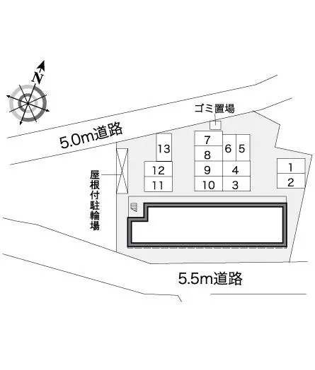 ★手数料０円★八王子市石川町　月極駐車場（LP）